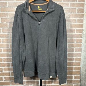 Carharrtt Relaxed Fit Mens XL Quarter-zip Elbow Padded